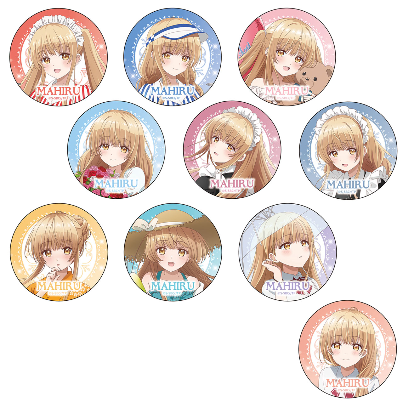 トレーディング缶バッジ　椎名真昼