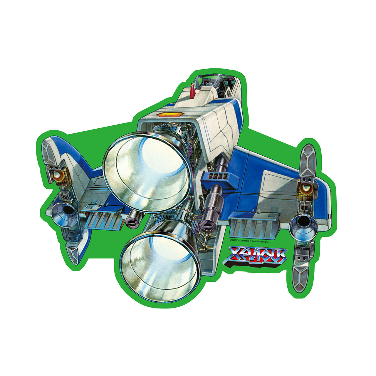 ゼビウス ダイカットマット　ソルバルウ