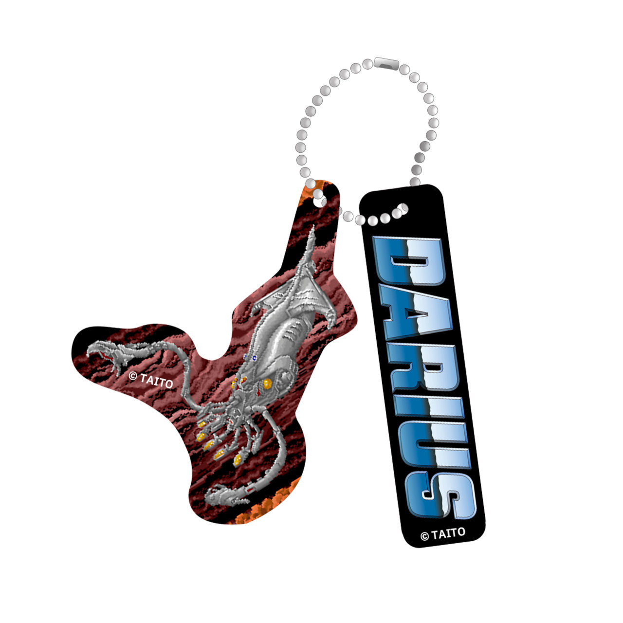 ダライアス　クッションキーホルダー　カトルフィッシュ