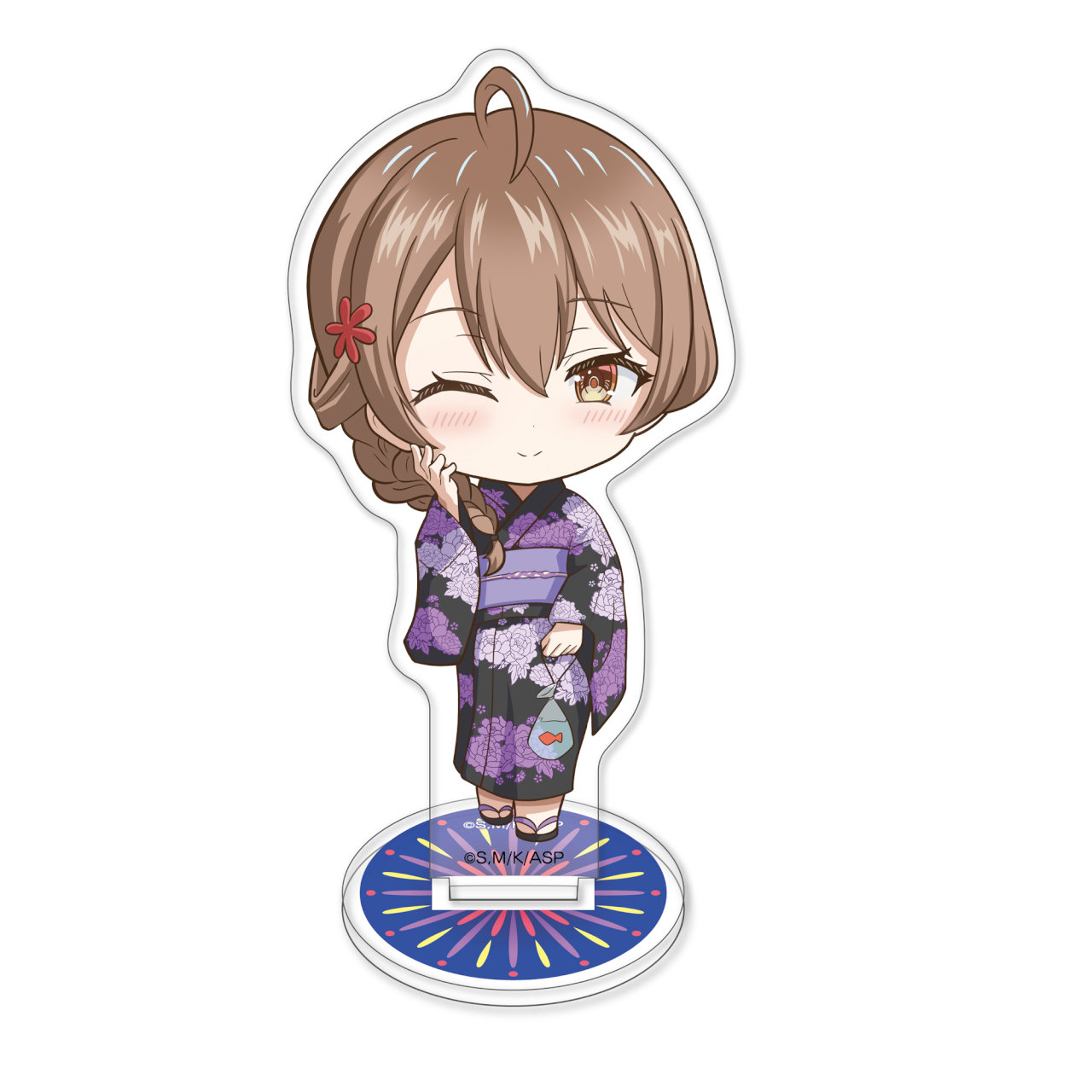 【描き起こし】アクリルスタンド　マーシャ(浴衣)