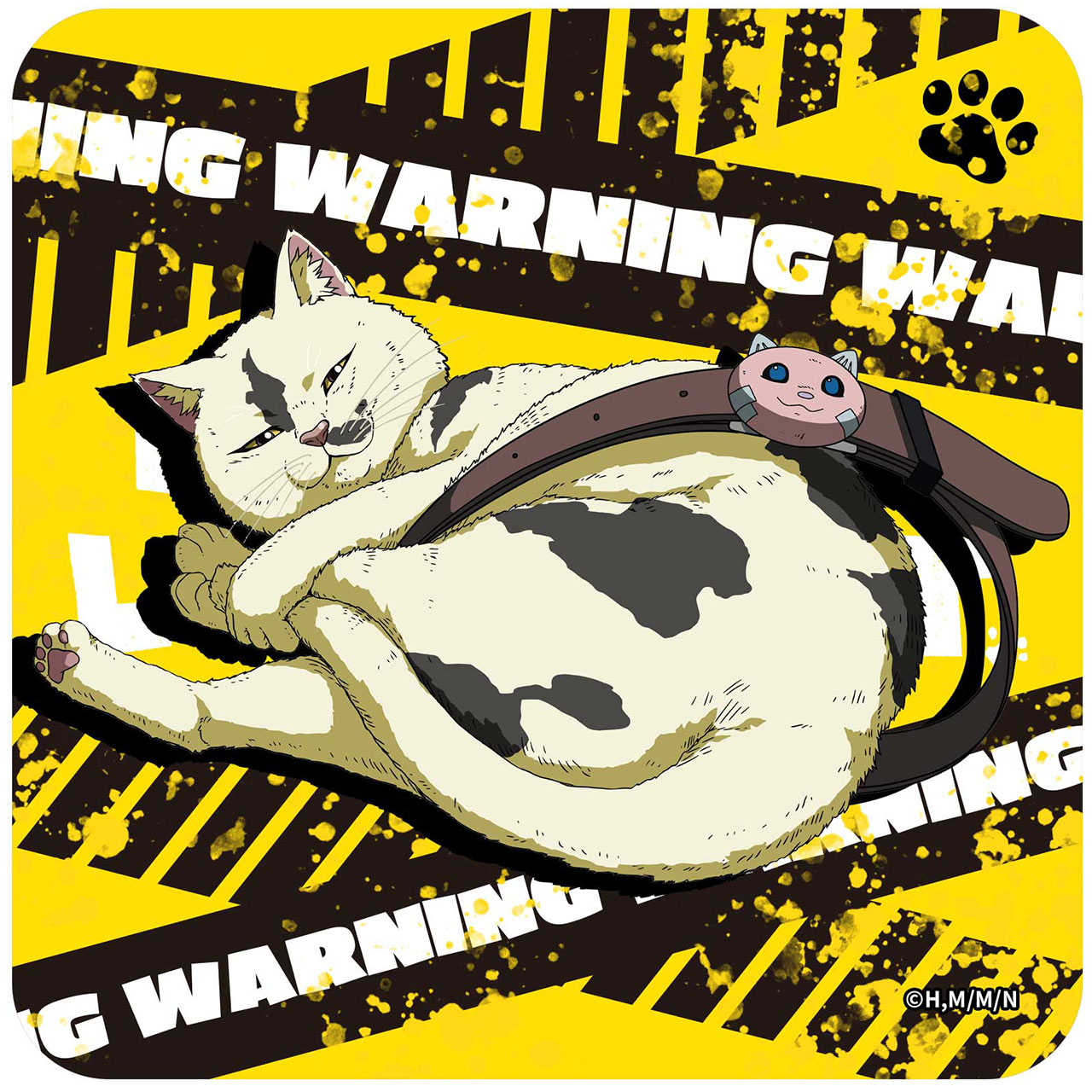 ハンドタオル　野盗猫