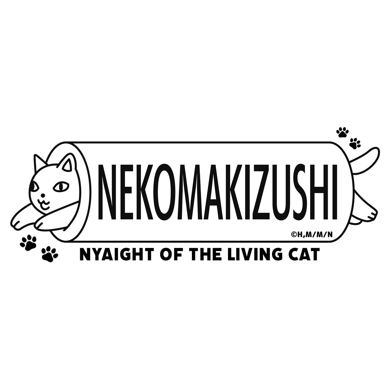 Tシャツ　NEKOMAKIZUSHI
